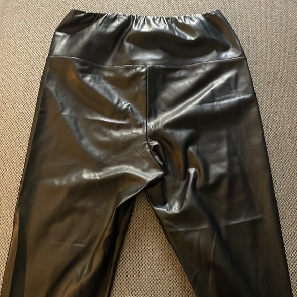 Aritzia Black Pleather leggings - Picture 2 of 6